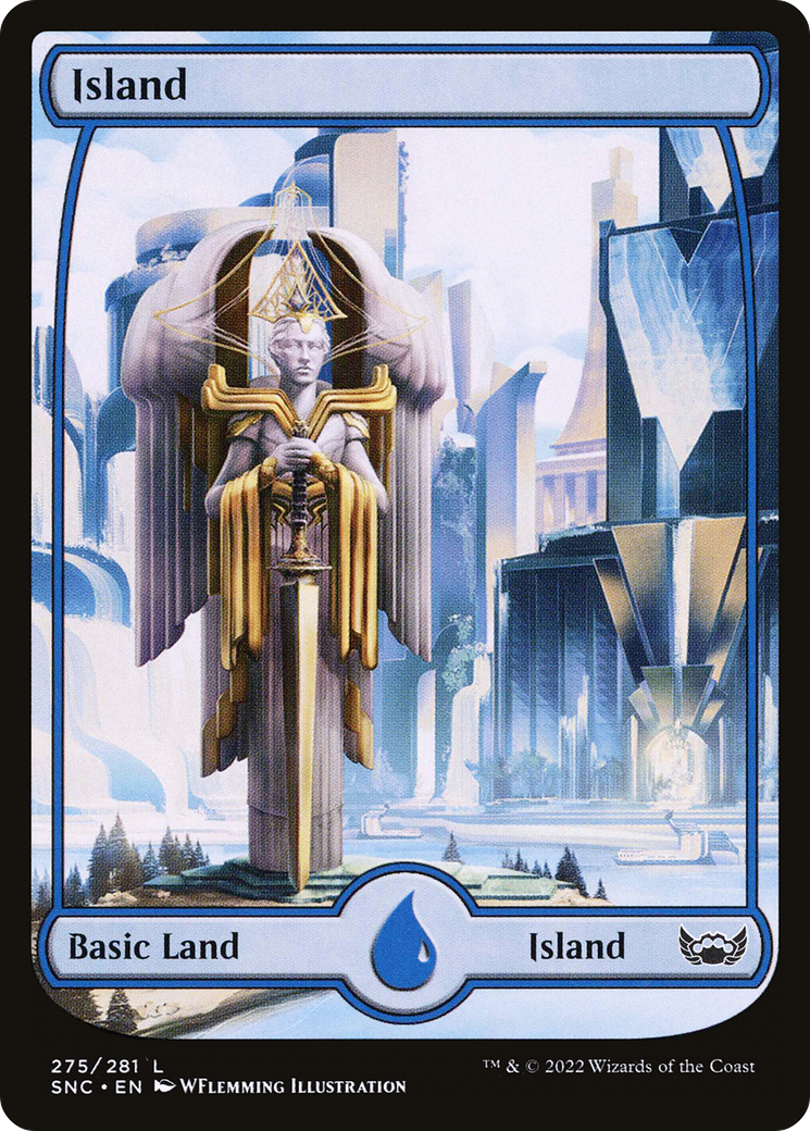 Island (SNC-275) - Streets of New Capenna: (Full Art) - Premium MTG Single from Wizards of the Coast - Just $0.08! Shop now at Game Crave Tournament Store