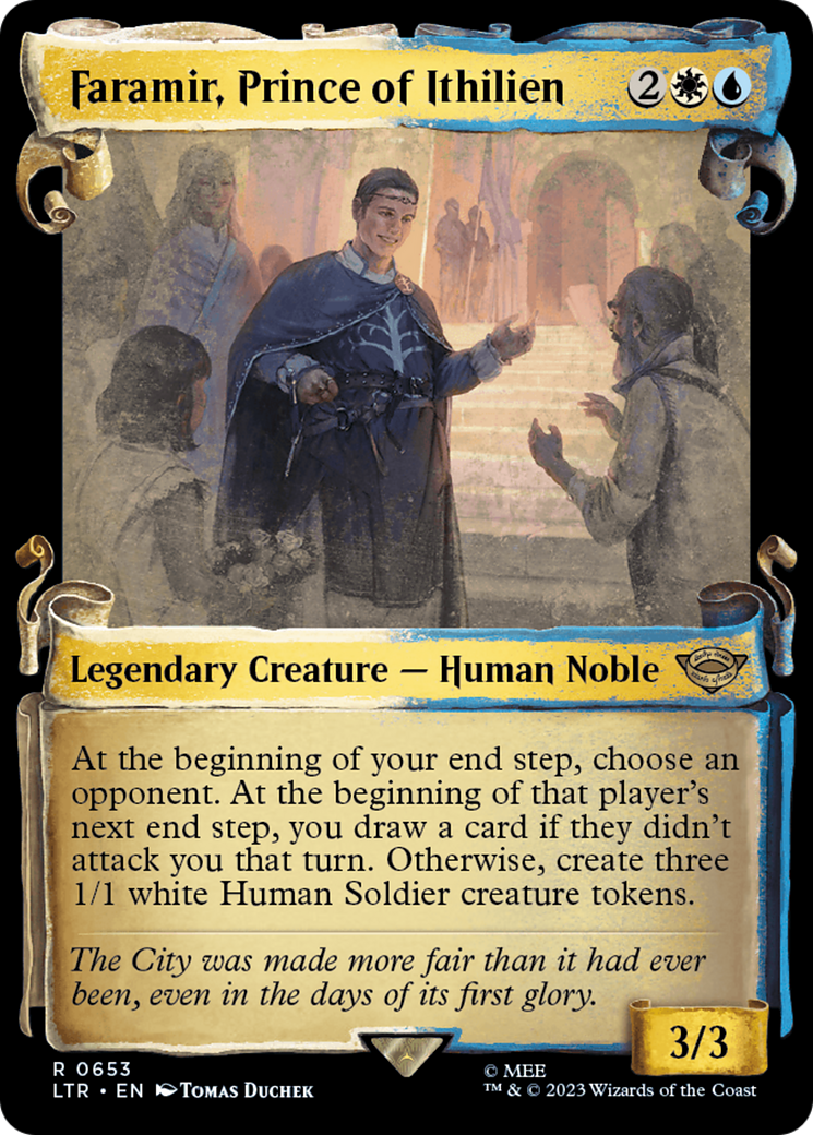 Faramir, Prince of Ithilien (LTR-653) - The Lord of the Rings: Tales of Middle-earth: (Showcase) Foil - Premium MTG Single from Wizards of the Coast - Just $0.22! Shop now at Game Crave Tournament Store