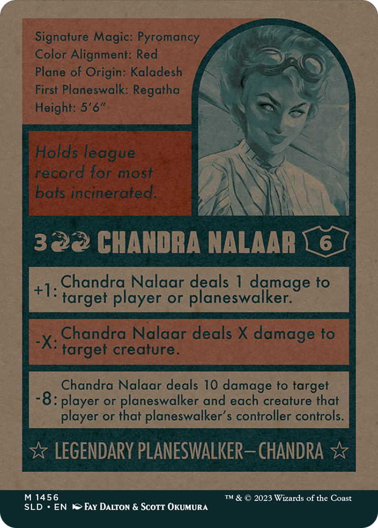 Chandra Nalaar // Chandra Nalaar (SLD-1456) - Secret Lair Drop: (Full Art) (Borderless) - Premium MTG Single from Wizards of the Coast - Just $4.64! Shop now at Game Crave Tournament Store