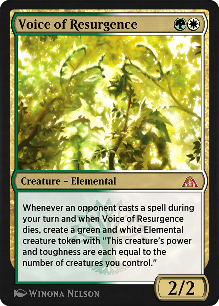Voice of Resurgence (EA3-014) - Explorer Anthology 3 - Premium MTG Single from Wizards of the Coast - Just $0! Shop now at Game Crave Tournament Store