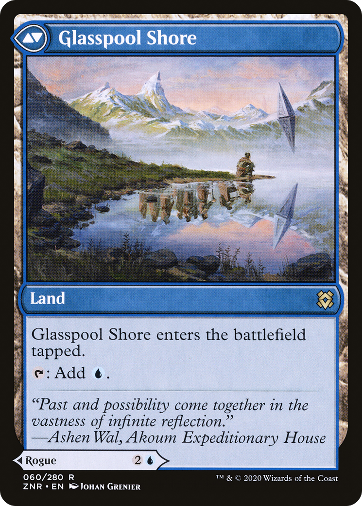 Glasspool Mimic // Glasspool Shore (ZNR-060) - Zendikar Rising Foil - Premium MTG Single from Wizards of the Coast - Just $1.31! Shop now at Game Crave Tournament Store