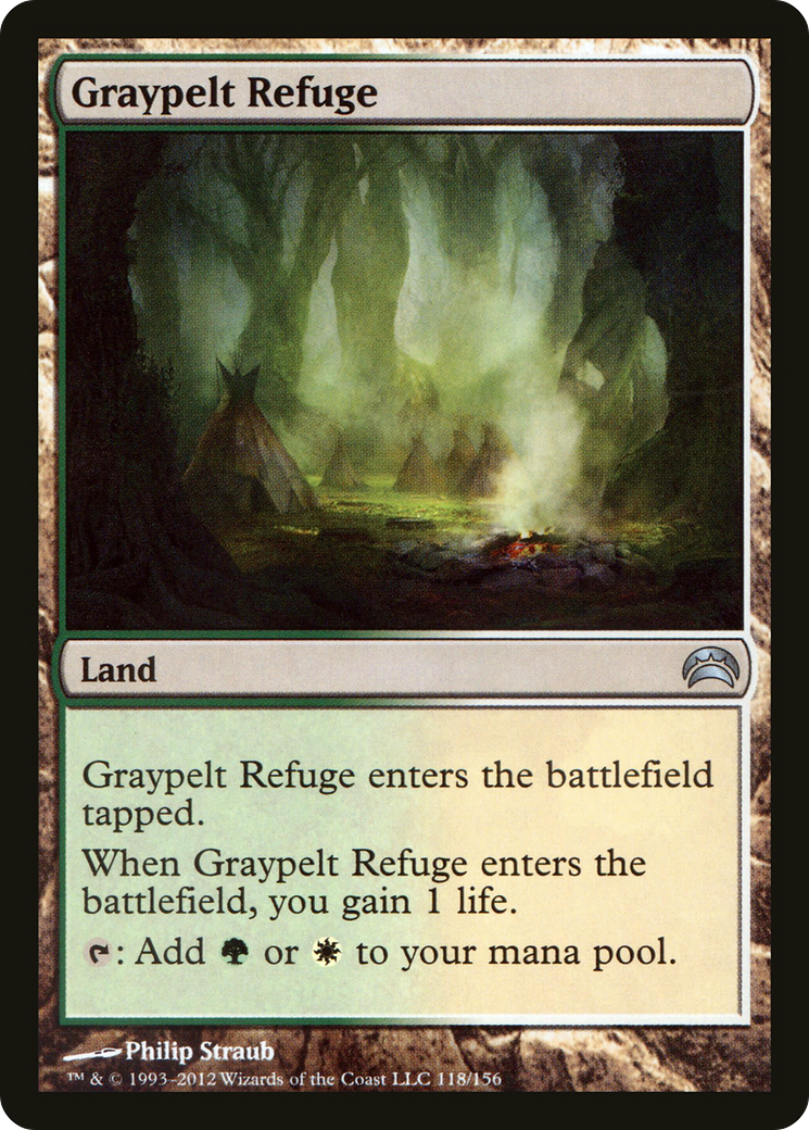 Graypelt Refuge (PC2-118) - Planechase 2012 - Premium MTG Single from Wizards of the Coast - Just $0.08! Shop now at Game Crave Tournament Store