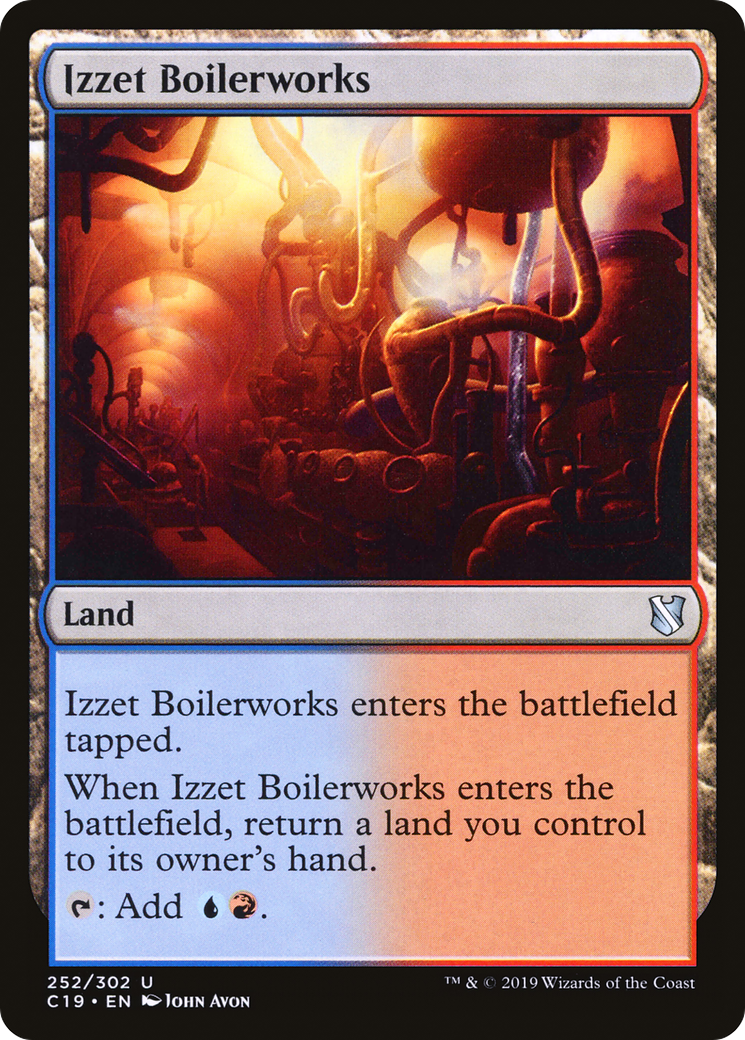 Izzet Boilerworks (C19-252) - Commander 2019 - Premium MTG Single from Wizards of the Coast - Just $0.08! Shop now at Game Crave Tournament Store