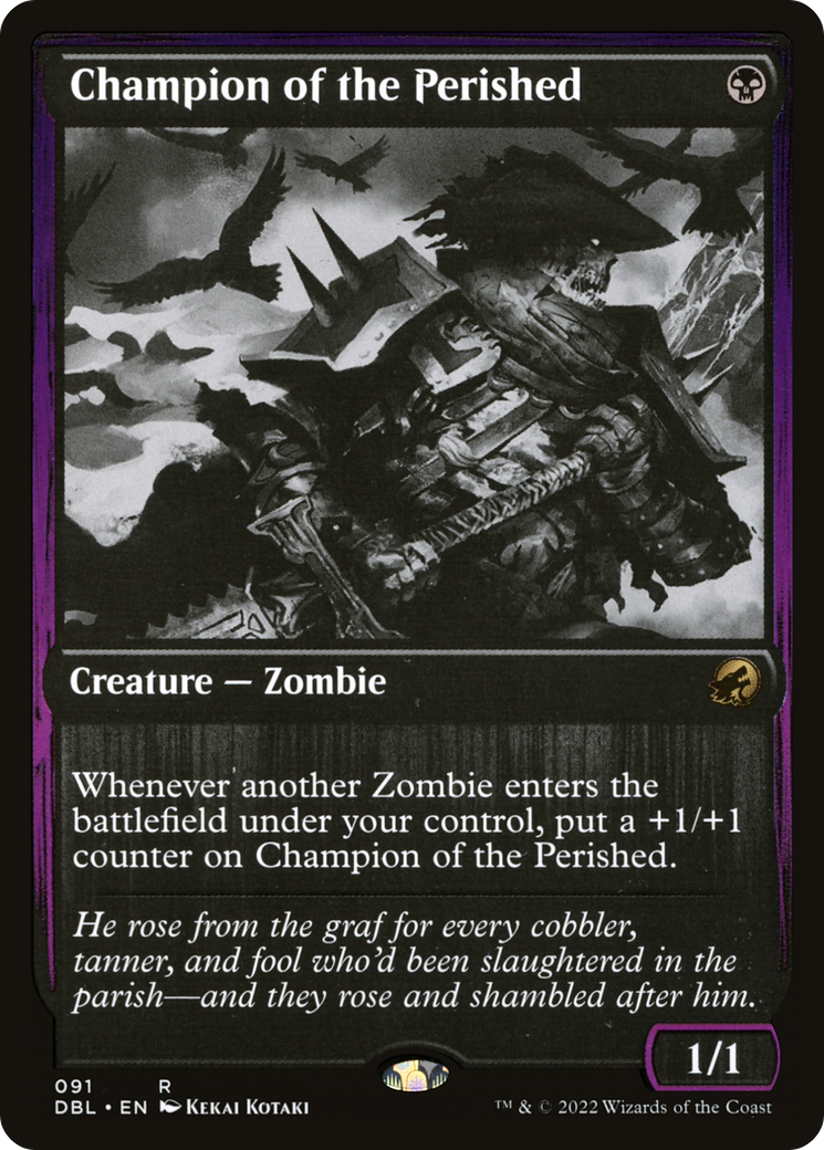 Champion of the Perished (DBL-091) - Innistrad: Double Feature - Premium MTG Single from Wizards of the Coast - Just $0.45! Shop now at Game Crave Tournament Store