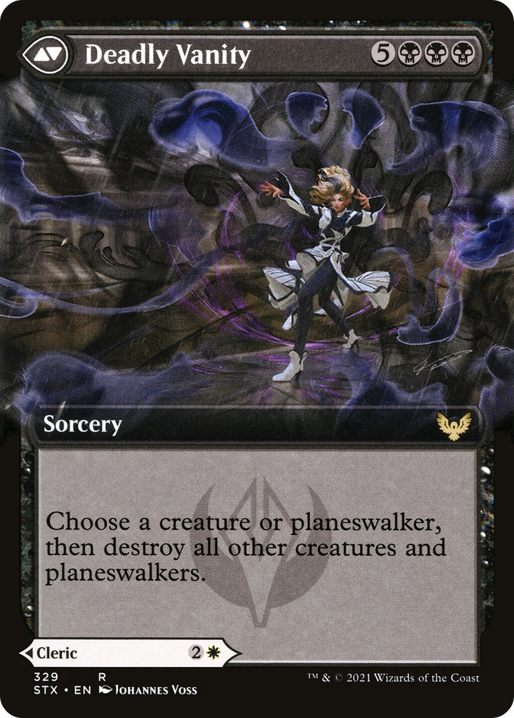 Selfless Glyphweaver // Deadly Vanity (STX-329) - Strixhaven: School of Mages: (Extended Art) Foil - Premium MTG Single from Wizards of the Coast - Just $0.36! Shop now at Game Crave Tournament Store