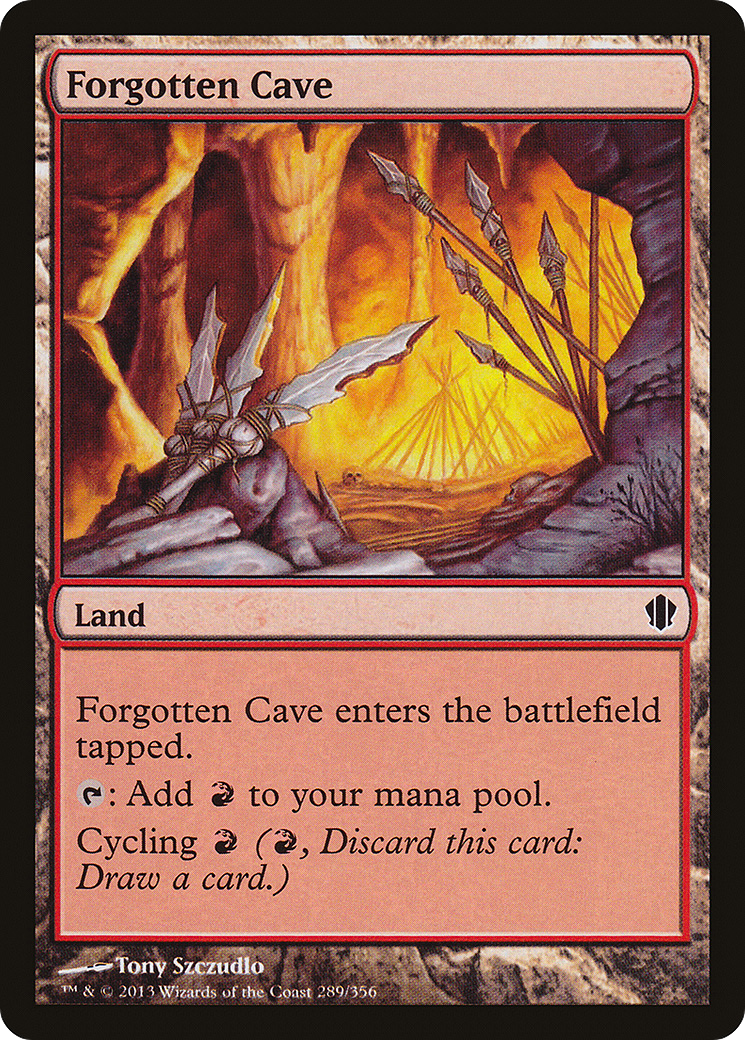 Forgotten Cave (C13-289) - Commander 2013 - Premium MTG Single from Wizards of the Coast - Just $0.08! Shop now at Game Crave Tournament Store