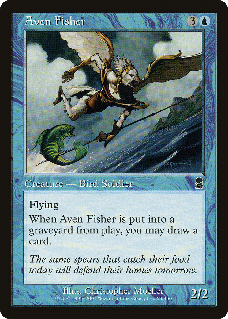 Aven Fisher (ODY-063) - Odyssey Foil - Premium MTG Single from Wizards of the Coast - Just $0.08! Shop now at Game Crave Tournament Store
