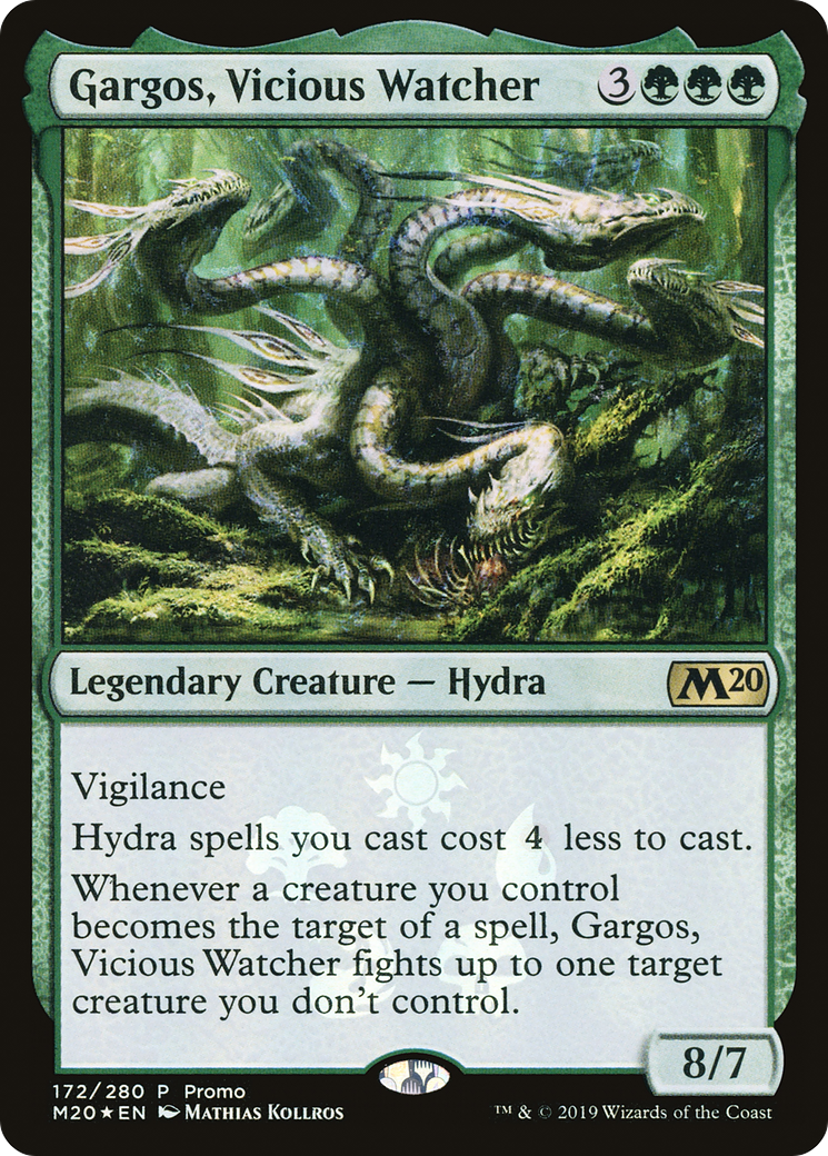 Gargos, Vicious Watcher (PRES-172) - Resale Promos Foil - Premium MTG Single from Wizards of the Coast - Just $0.17! Shop now at Game Crave Tournament Store