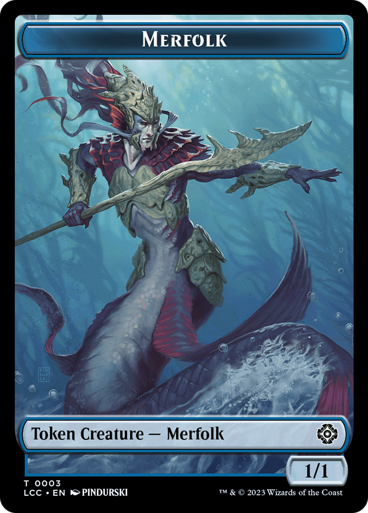 Merfolk (TLCC-003) - The Lost Caverns of Ixalan Commander Tokens Foil - Premium MTG Single from Wizards of the Coast - Just $0! Shop now at Game Crave Tournament Store