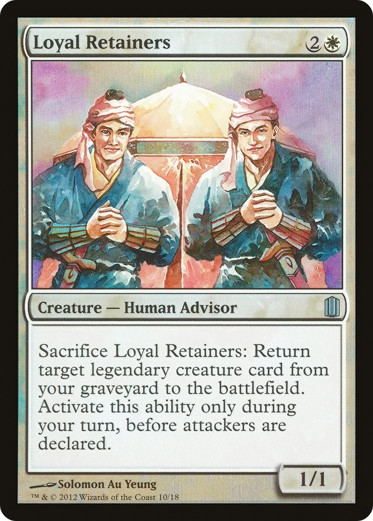 Loyal Retainers (CM1-010) - Commander's Arsenal Foil - Premium MTG Single from Wizards of the Coast - Just $1.37! Shop now at Game Crave Tournament Store