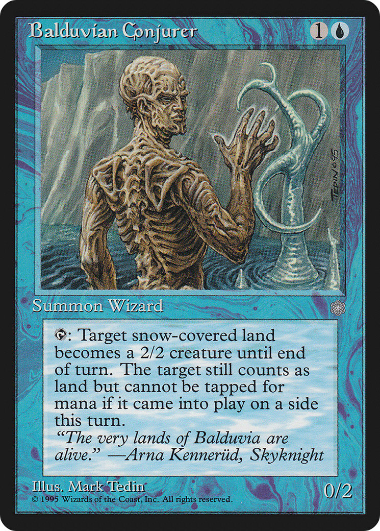 Balduvian Conjurer (ICE-058) - Ice Age - Premium MTG Single from Wizards of the Coast - Just $0.08! Shop now at Game Crave Tournament Store