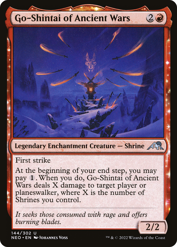 Go-Shintai of Ancient Wars (NEO-144) - Kamigawa: Neon Dynasty Foil - Premium MTG Single from Wizards of the Coast - Just $0.08! Shop now at Game Crave Tournament Store