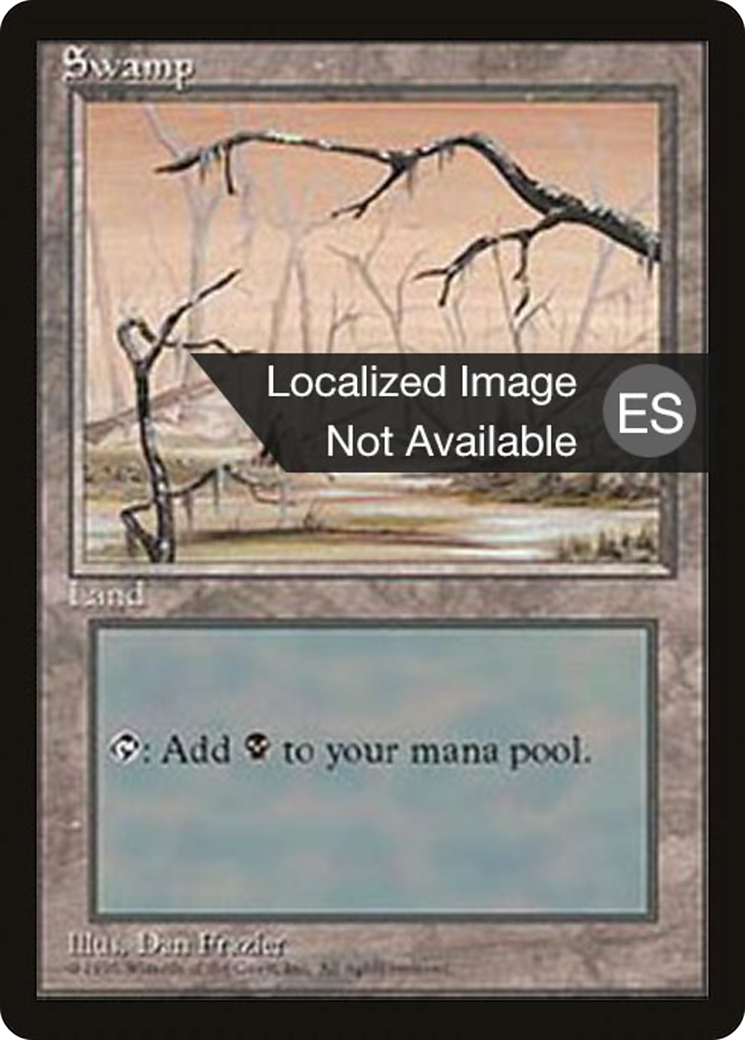 Swamp (4BB-371) - Fourth Edition Foreign Black Border - Premium MTG Single from Wizards of the Coast - Just $1.84! Shop now at Game Crave Tournament Store