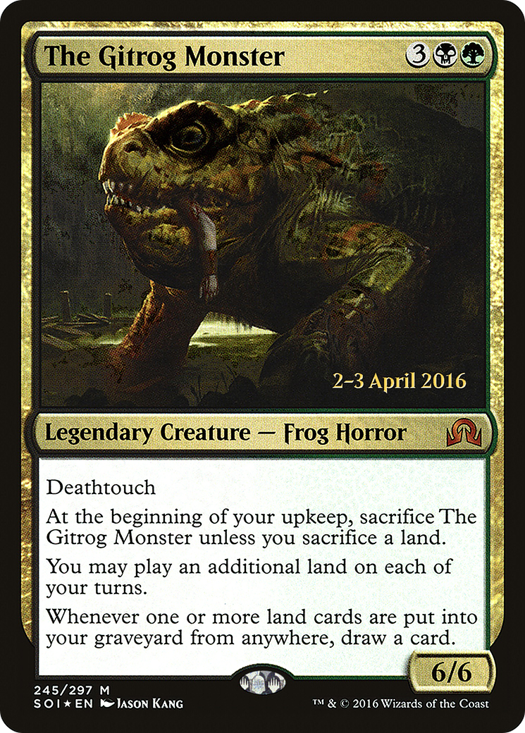 The Gitrog Monster (PSOI-245S) - Shadows over Innistrad Promos Foil - Premium MTG Single from Wizards of the Coast - Just $6.05! Shop now at Game Crave Tournament Store