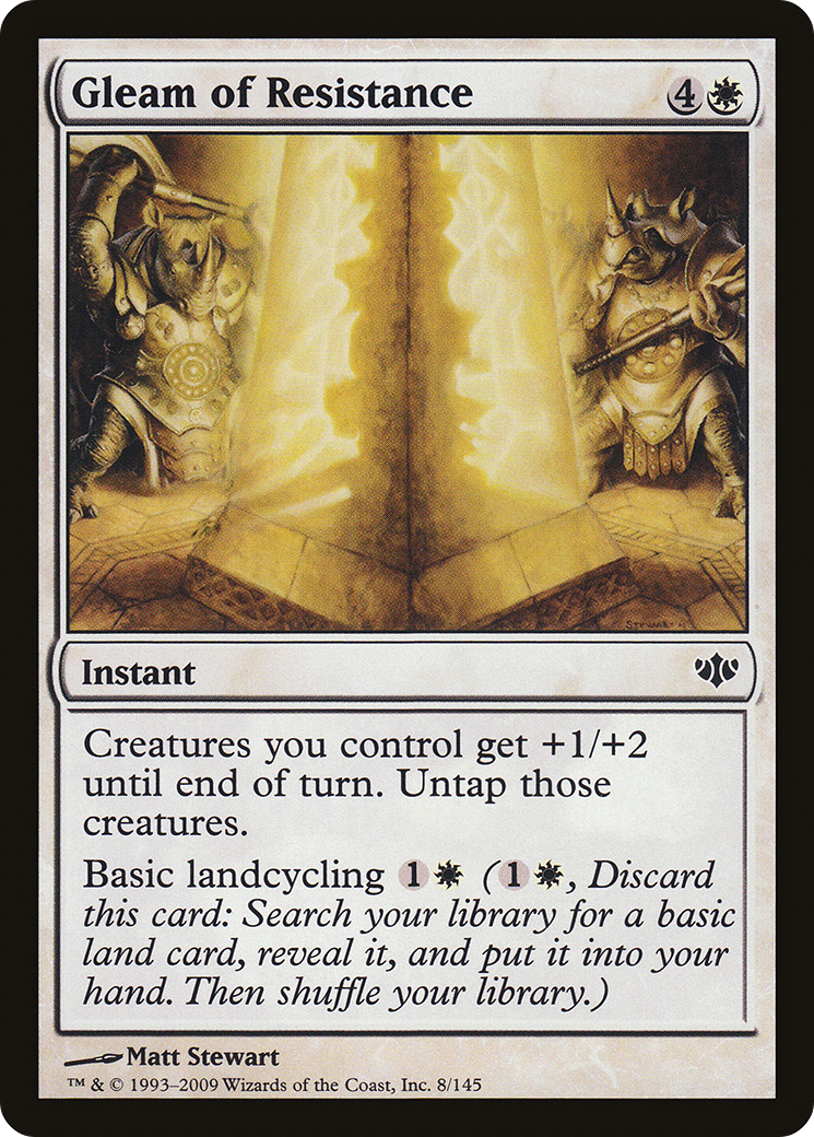 Gleam of Resistance (CON-008) - Conflux Foil - Premium MTG Single from Wizards of the Coast - Just $0.22! Shop now at Game Crave Tournament Store