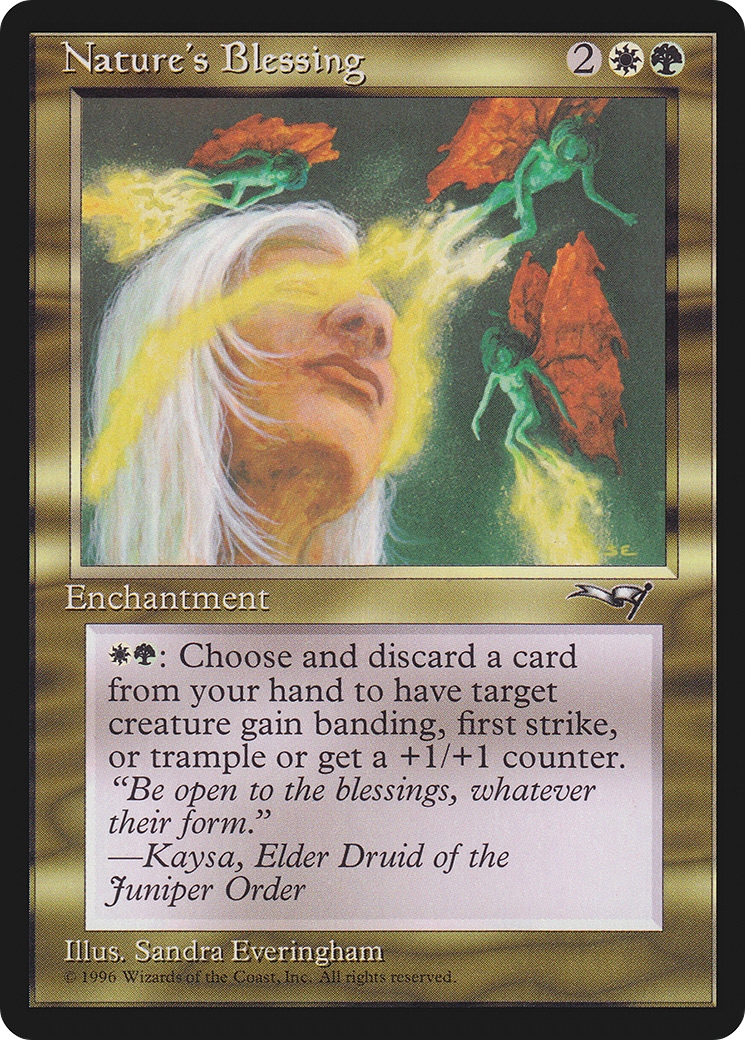 Nature's Blessing (ALL-110) - Alliances - Premium MTG Single from Wizards of the Coast - Just $0.08! Shop now at Game Crave Tournament Store