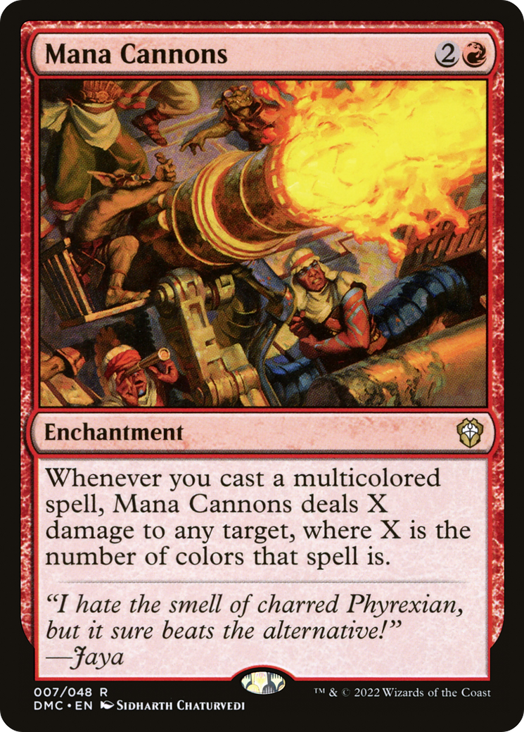 Mana Cannons (DMC-007) - Dominaria United Commander - Premium MTG Single from Wizards of the Coast - Just $0.26! Shop now at Game Crave Tournament Store