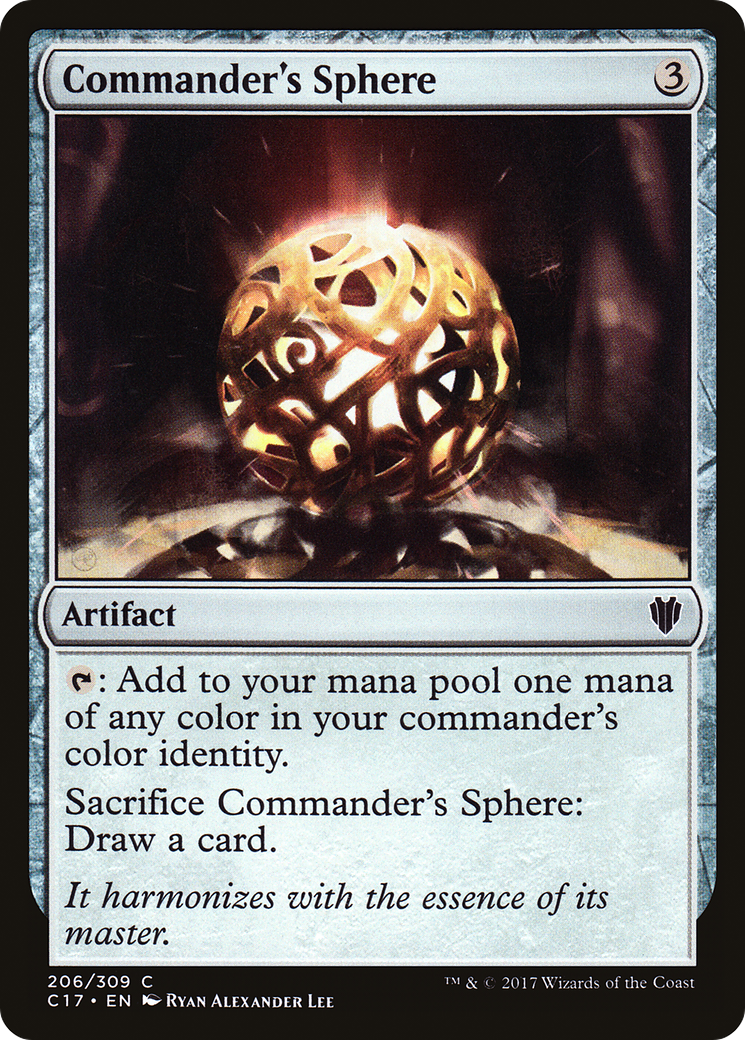 Commander's Sphere (C17-206) - Commander 2017 - Premium MTG Single from Wizards of the Coast - Just $0.08! Shop now at Game Crave Tournament Store