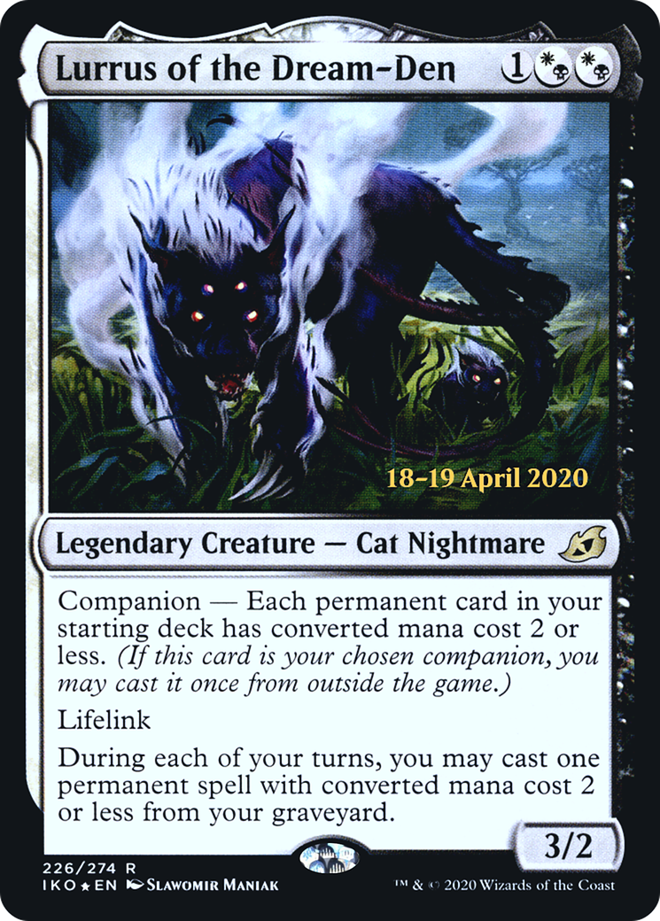 Lurrus of the Dream-Den (PIKO-226S) - Ikoria: Lair of Behemoths Promos: (companion) Foil - Premium MTG Single from Wizards of the Coast - Just $1.28! Shop now at Game Crave Tournament Store