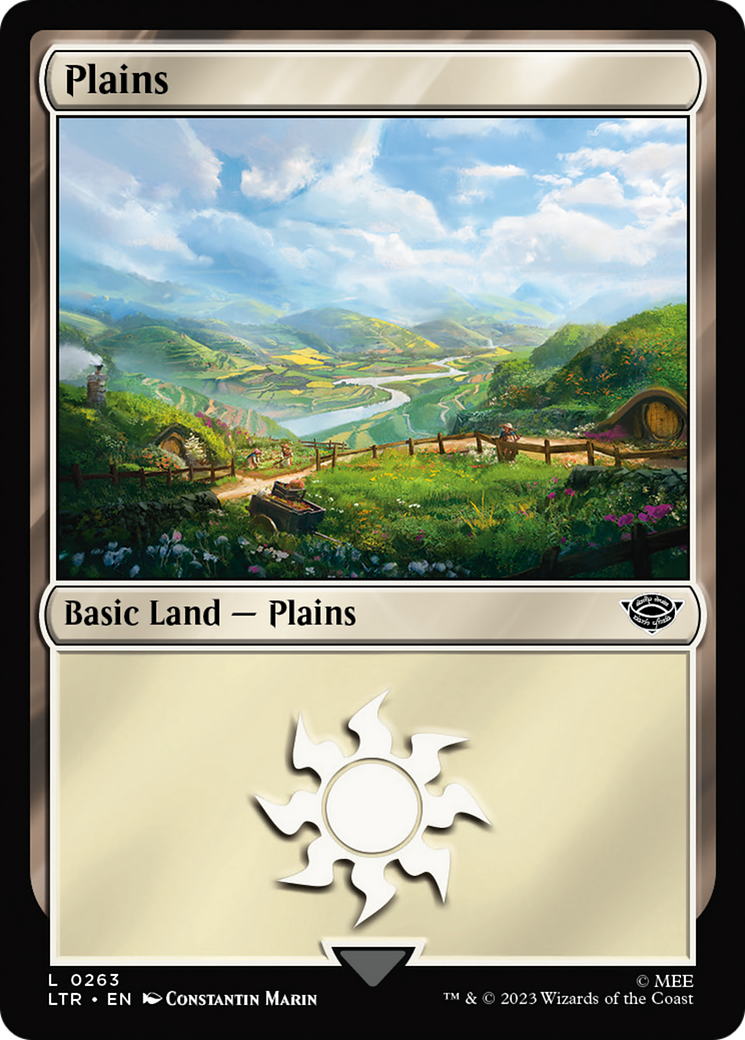 Plains (LTR-263) - The Lord of the Rings: Tales of Middle-earth Foil - Premium MTG Single from Wizards of the Coast - Just $0.08! Shop now at Game Crave Tournament Store