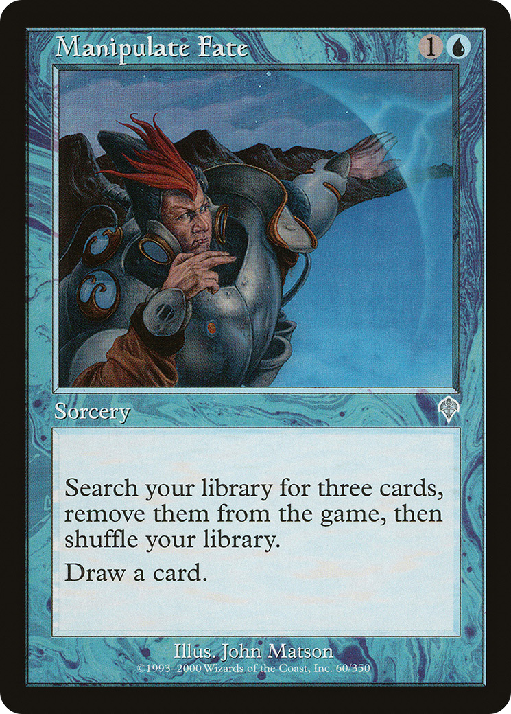 Manipulate Fate (INV-060) - Invasion Foil - Premium MTG Single from Wizards of the Coast - Just $1.03! Shop now at Game Crave Tournament Store