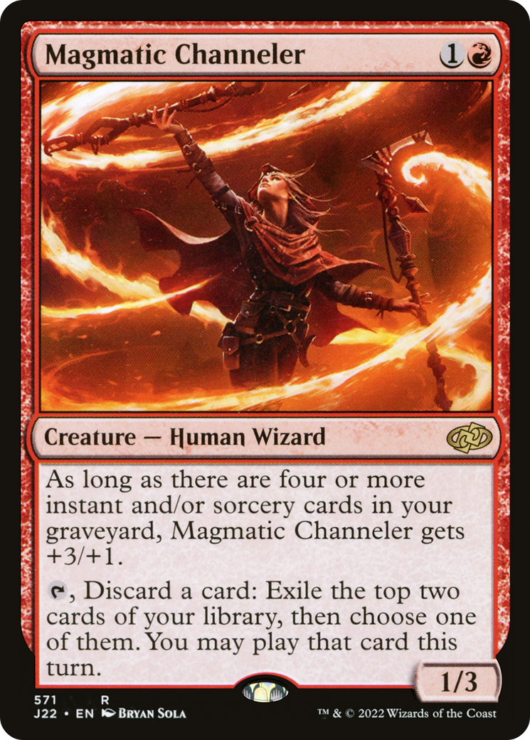 Magmatic Channeler (J22-571) - Jumpstart 2022 - Premium MTG Single from Wizards of the Coast - Just $0.25! Shop now at Game Crave Tournament Store