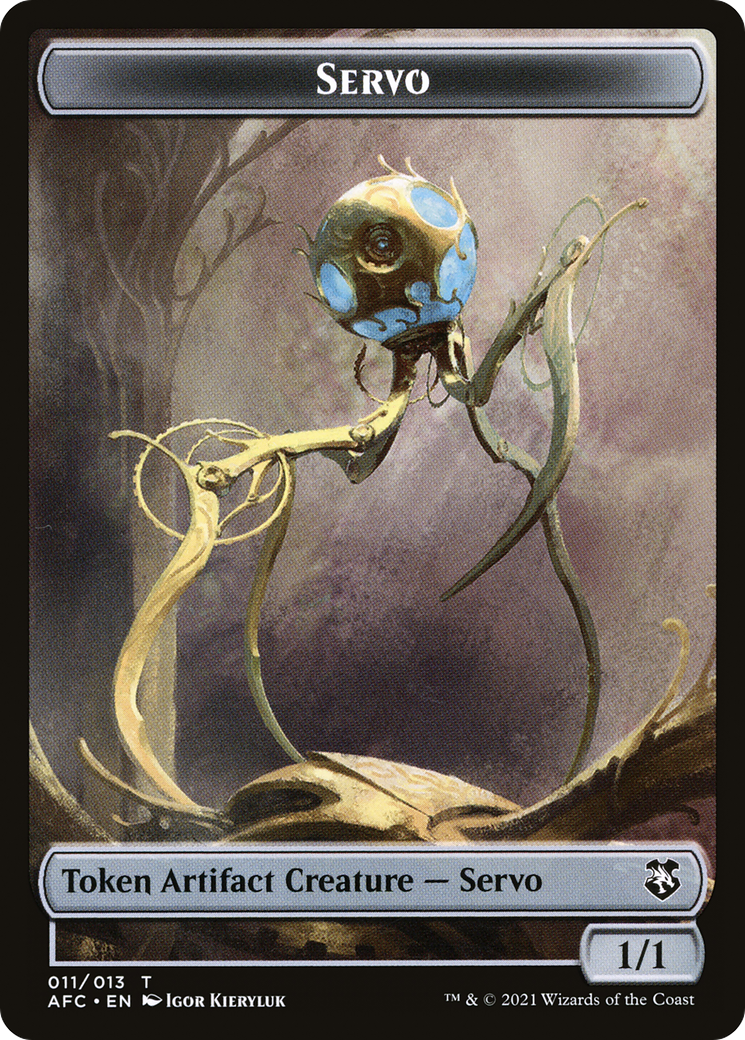 Servo (TAFC-011) - Forgotten Realms Commander Tokens - Premium MTG Single from Wizards of the Coast - Just $0! Shop now at Game Crave Tournament Store