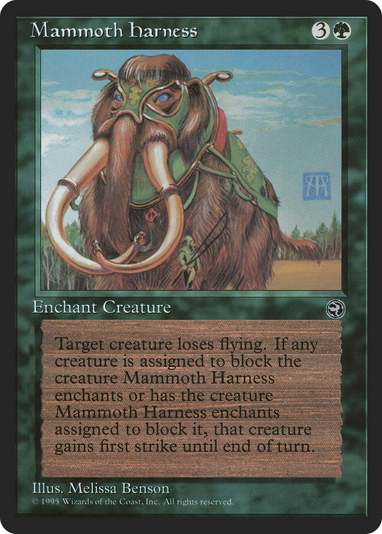 Mammoth Harness (HML-091) - Homelands - Premium MTG Single from Wizards of the Coast - Just $0.15! Shop now at Game Crave Tournament Store