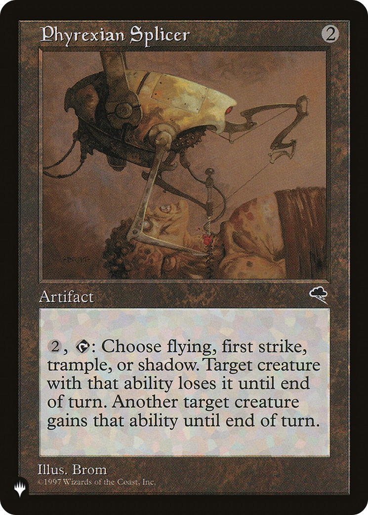 Phyrexian Splicer (PLIST-1007) - The List - Premium MTG Single from Wizards of the Coast - Just $0.08! Shop now at Game Crave Tournament Store