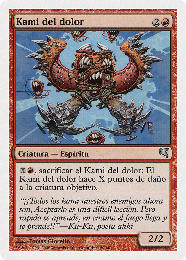 Pain Kami (PSAL-C29) - Salvat 2005 - Premium MTG Single from Wizards of the Coast - Just $0! Shop now at Game Crave Tournament Store
