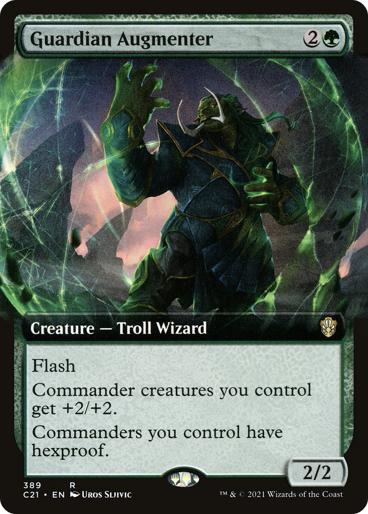 Guardian Augmenter (C21-389) - Commander 2021: (Extended Art) - Premium MTG Single from Wizards of the Coast - Just $8.98! Shop now at Game Crave Tournament Store