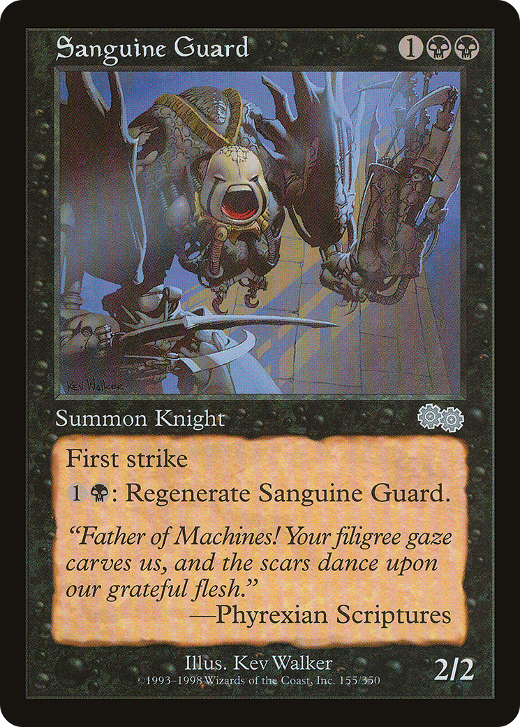 Sanguine Guard (USG-155) - Urza's Saga - Premium MTG Single from Wizards of the Coast - Just $0.08! Shop now at Game Crave Tournament Store