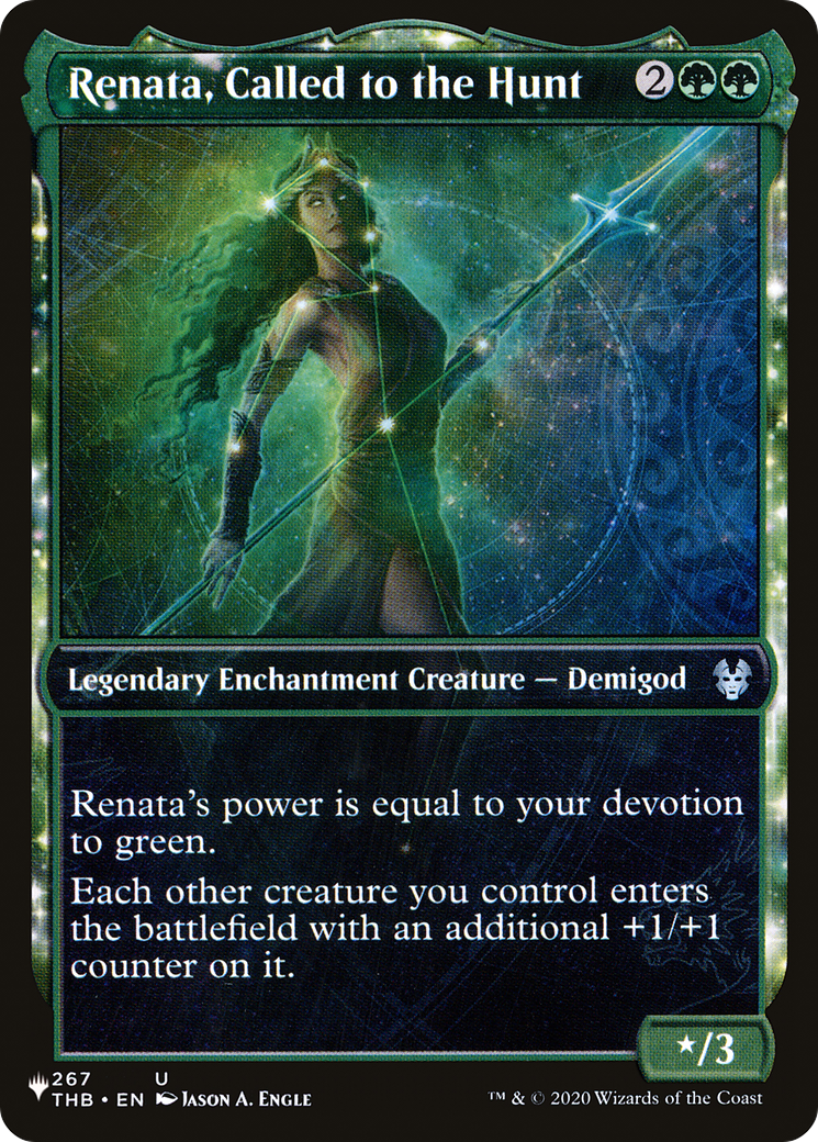 Renata, Called to the Hunt (PLIST-375) - The List: (nyxtouched, Showcase) - Premium MTG Single from Wizards of the Coast - Just $0.41! Shop now at Game Crave Tournament Store