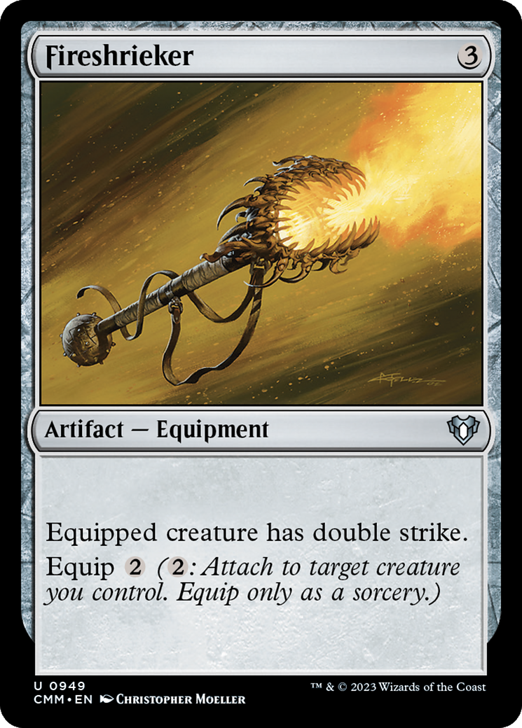 Fireshrieker (CMM-949) - Commander Masters - Premium MTG Single from Wizards of the Coast - Just $0.58! Shop now at Game Crave Tournament Store