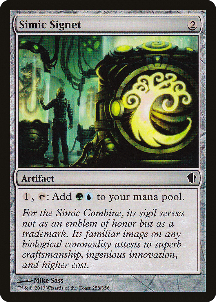 Simic Signet (C13-258) - Commander 2013 - Premium MTG Single from Wizards of the Coast - Just $0.08! Shop now at Game Crave Tournament Store