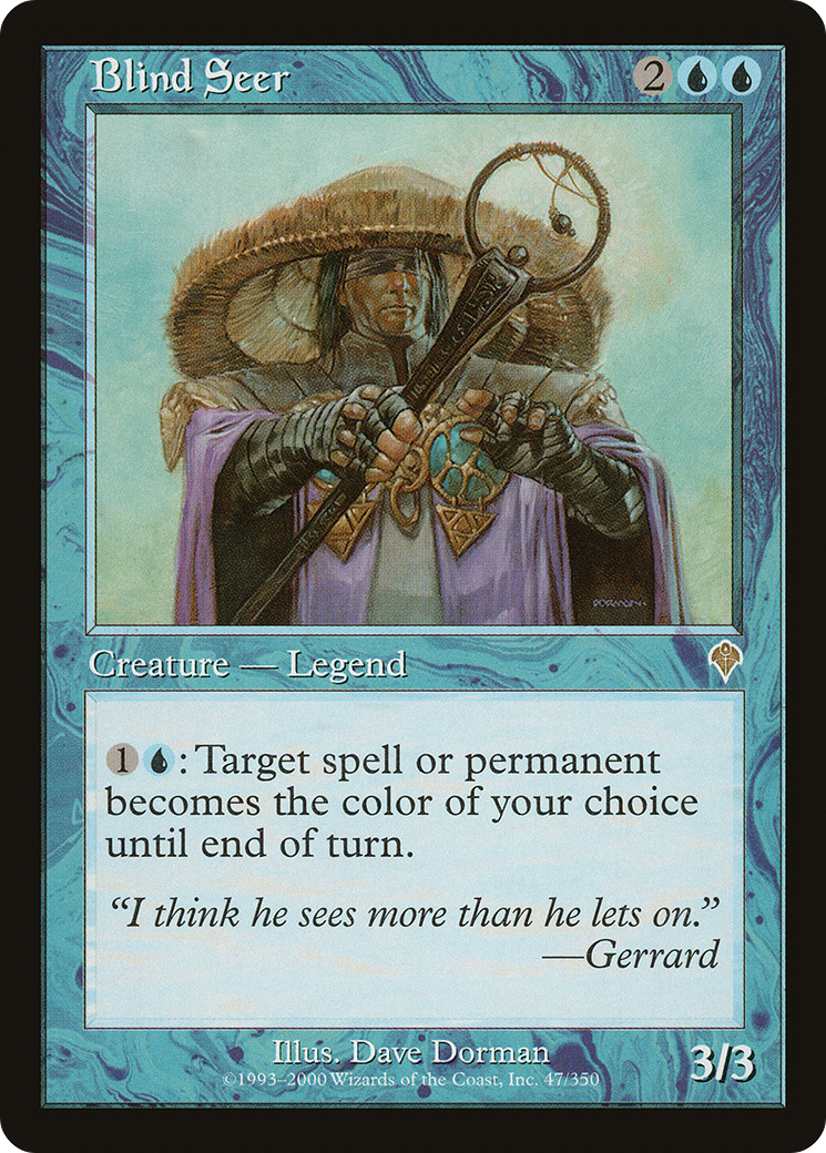 Blind Seer (INV-047) - Invasion - Premium MTG Single from Wizards of the Coast - Just $0.69! Shop now at Game Crave Tournament Store