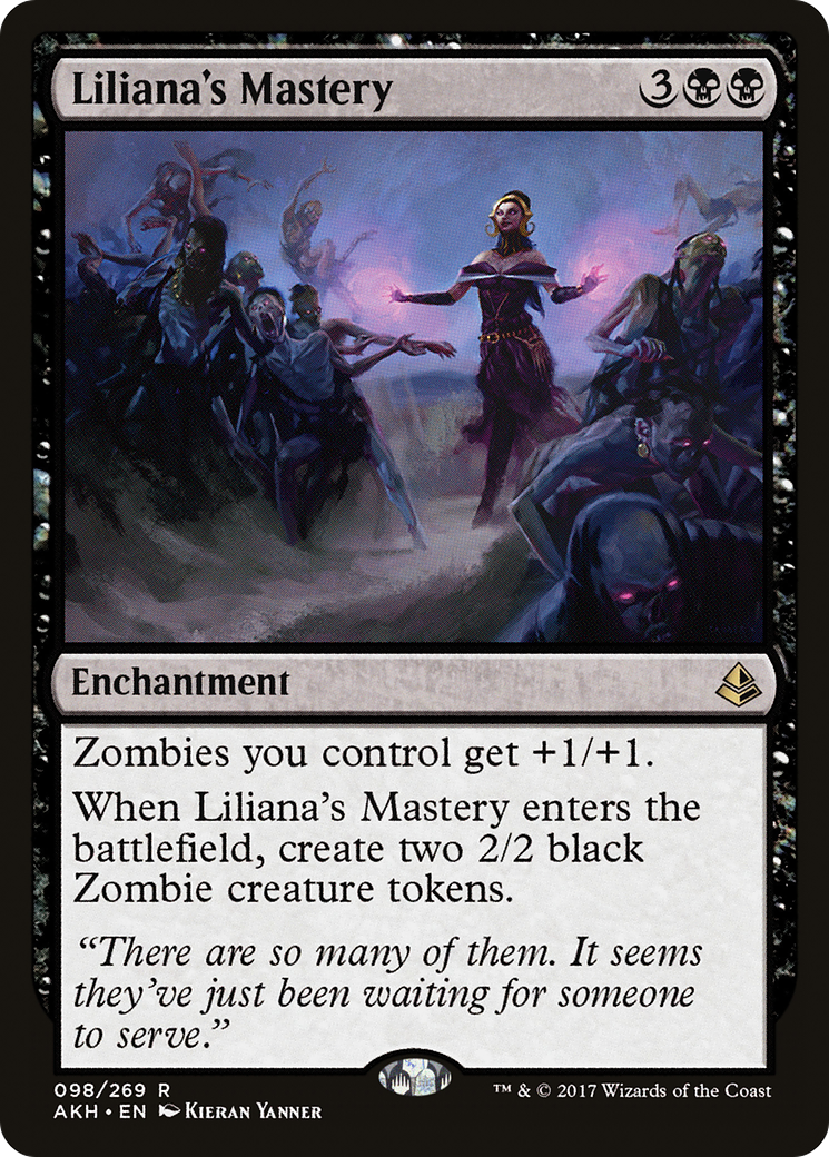Liliana's Mastery (AKH-098) - Amonkhet - Premium MTG Single from Wizards of the Coast - Just $0.29! Shop now at Game Crave Tournament Store