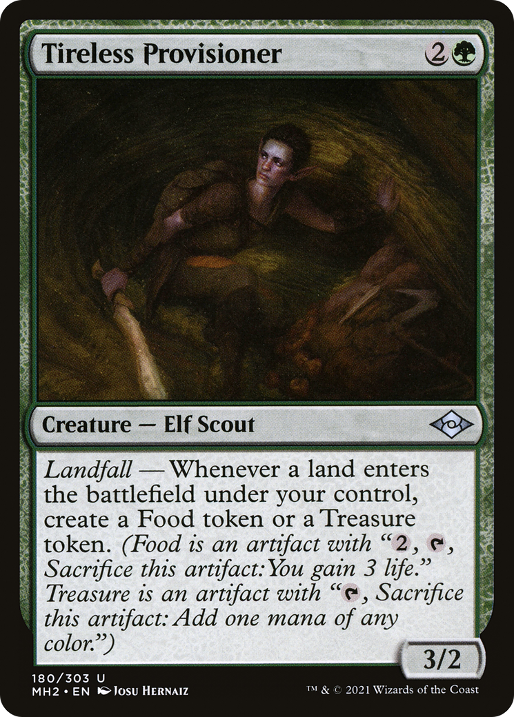 Tireless Provisioner (MH2-180) - Modern Horizons 2 - Premium MTG Single from Wizards of the Coast - Just $0.96! Shop now at Game Crave Tournament Store