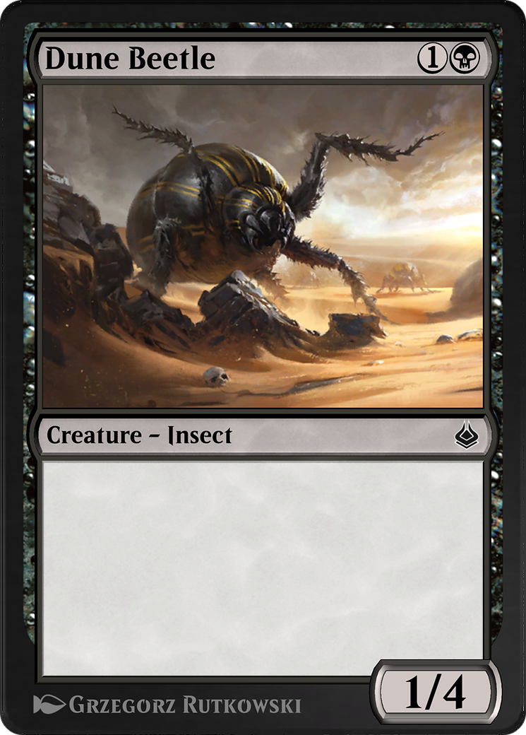 Dune Beetle (AKR-104) - Amonkhet Remastered - Premium MTG Single from Wizards of the Coast - Just $0! Shop now at Game Crave Tournament Store
