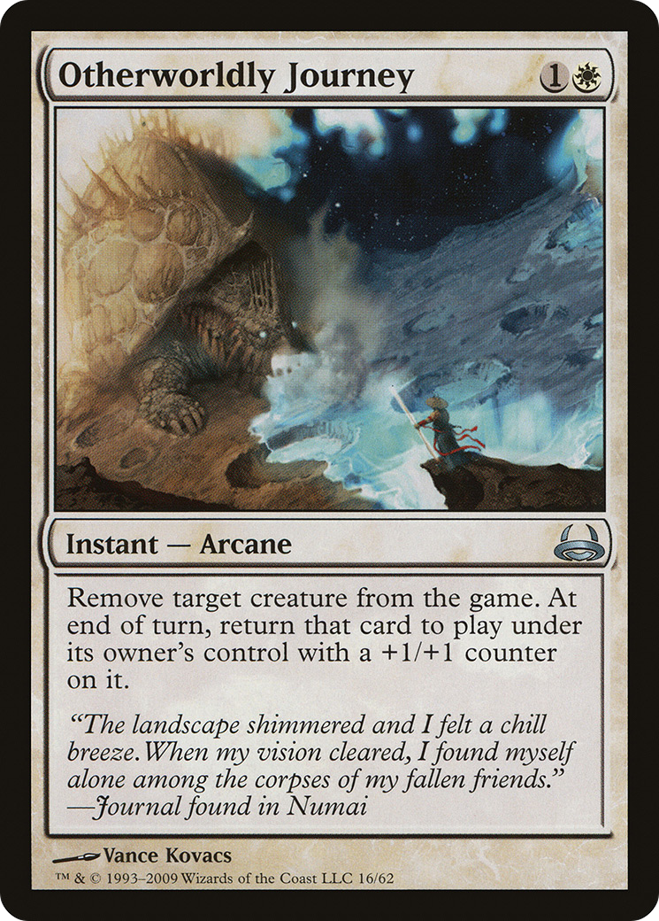 Otherworldly Journey (DDC-016) - Duel Decks: Divine vs. Demonic - Premium MTG Single from Wizards of the Coast - Just $0.25! Shop now at Game Crave Tournament Store