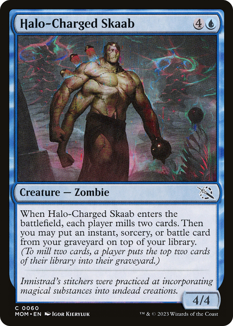 Halo-Charged Skaab (MOM-060) - March of the Machine - Premium MTG Single from Wizards of the Coast - Just $0.25! Shop now at Game Crave Tournament Store