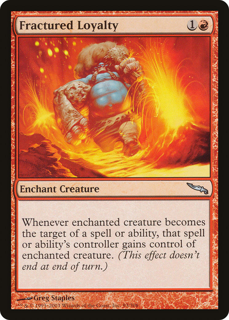 Fractured Loyalty (MRD-093) - Mirrodin - Premium MTG Single from Wizards of the Coast - Just $0.08! Shop now at Game Crave Tournament Store