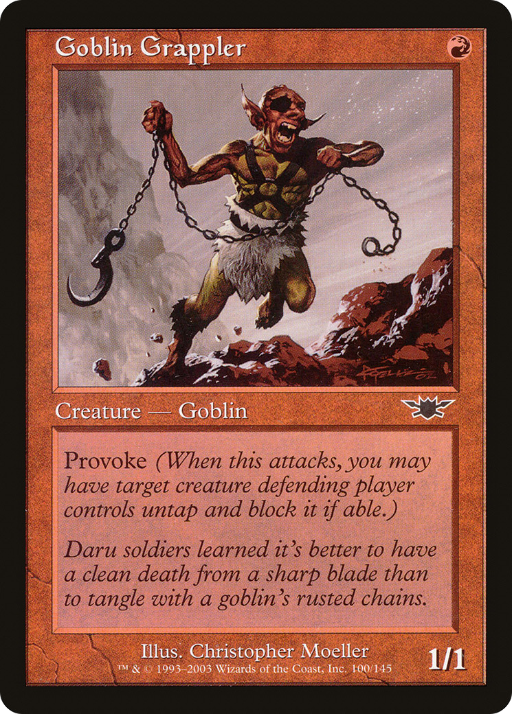 Goblin Grappler (LGN-100) - Legions Foil - Premium MTG Single from Wizards of the Coast - Just $0.43! Shop now at Game Crave Tournament Store