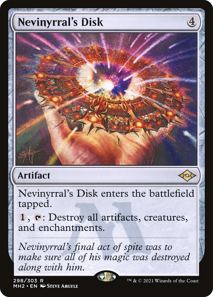 Nevinyrral's Disk (MH2-298) - Modern Horizons 2 - Premium MTG Single from Wizards of the Coast - Just $0.28! Shop now at Game Crave Tournament Store