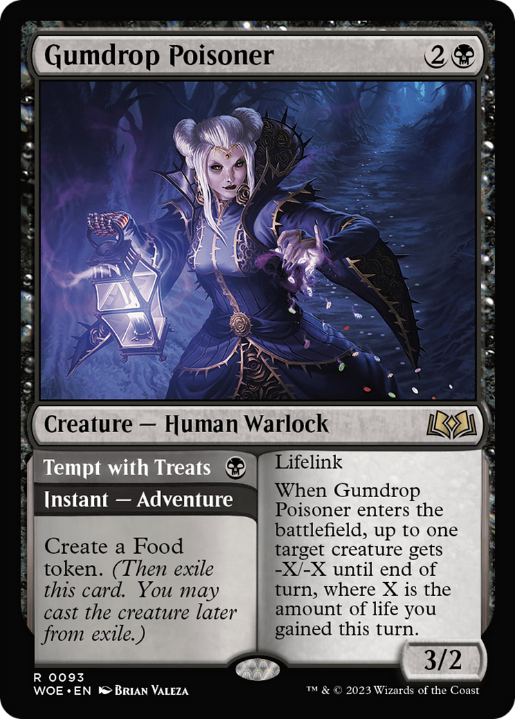Gumdrop Poisoner // Tempt with Treats (WOE-093) - Wilds of Eldraine Foil - Premium MTG Single from Wizards of the Coast - Just $0.08! Shop now at Game Crave Tournament Store