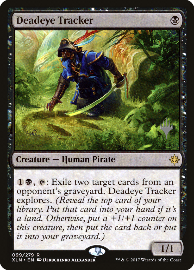Deadeye Tracker (PXLN-99P) - Ixalan Promos Foil - Premium MTG Single from Wizards of the Coast - Just $0.41! Shop now at Game Crave Tournament Store