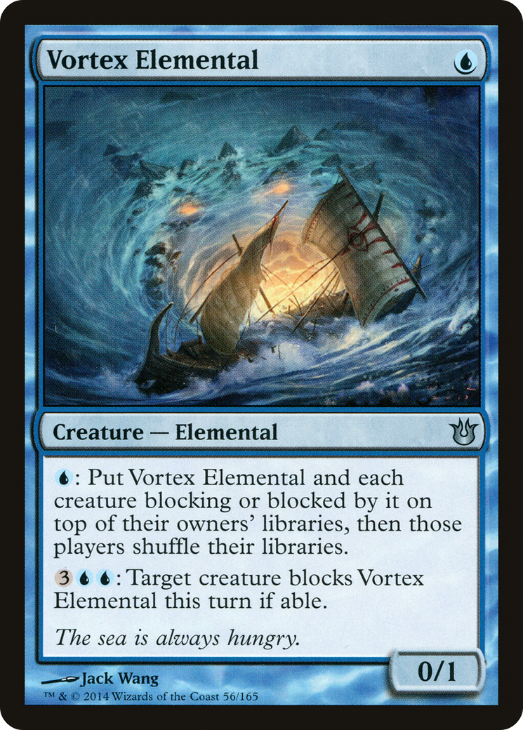Vortex Elemental (BNG-056) - Born of the Gods Foil - Premium MTG Single from Wizards of the Coast - Just $0.11! Shop now at Game Crave Tournament Store
