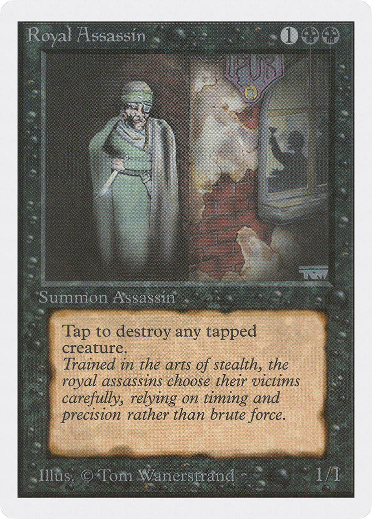 Royal Assassin (2ED-124) - Unlimited Edition - Premium MTG Single from Wizards of the Coast - Just $116.80! Shop now at Game Crave Tournament Store