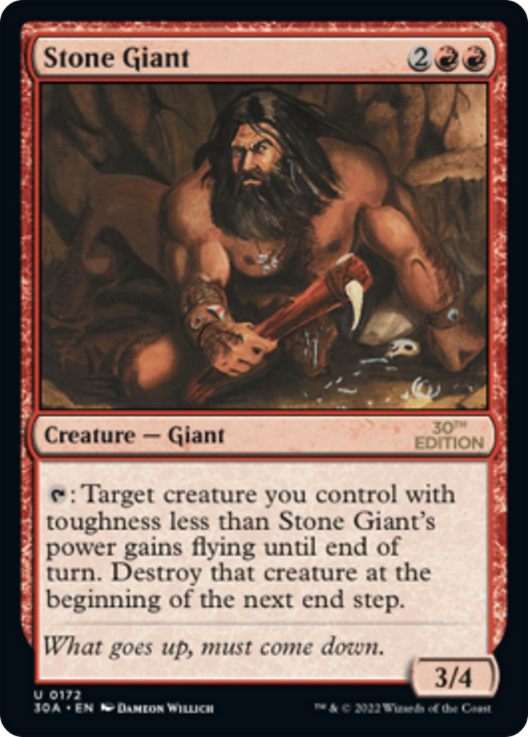 Stone Giant (30A-172) - 30th Anniversary Edition - Premium MTG Single from Wizards of the Coast - Just $0.20! Shop now at Game Crave Tournament Store