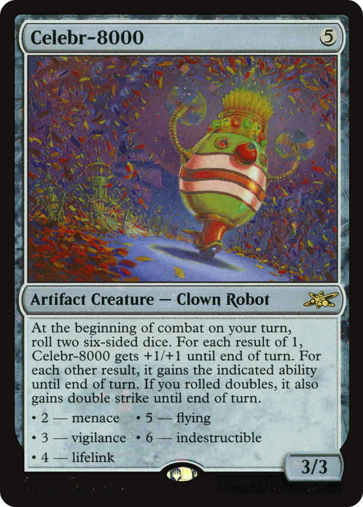 Celebr-8000 (UNF-471) - Unfinity Foil - Premium MTG Single from Wizards of the Coast - Just $1.36! Shop now at Game Crave Tournament Store